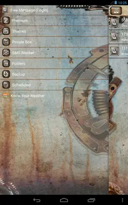 GO Keyboard Steampunk Theme android App screenshot 1